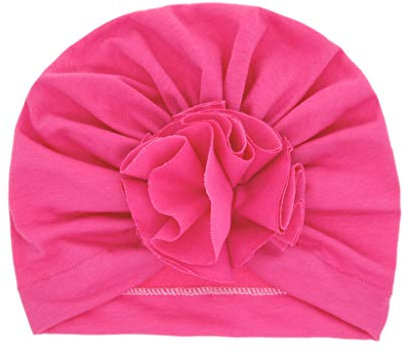 DUHGBNE Mädchen Feste Mütze Mütze Junge Baby mit Knoten Zubehör Kopfhut Baby Pflege Partner Caps (H, One Size)