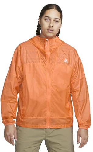 Nike ACG Cinder Cone Veste coupe-vent pour homme, Mandarine brillante/blanc sommet, Medium
