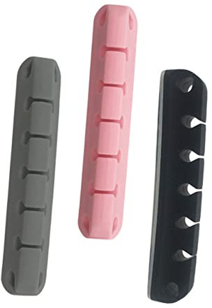 Homoyoyo Kabel-organizer-wandclips 3 Stück Selbstklebende Kabelhalter für Lautsprecher Computer Audio Kamera Kopfhörerkabel