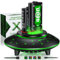Feirsh Paquete de batería recargable actualizada para driver Xbox, 2 x 4800 mWh Xbox batería recargable W/estación de cargador RGB, paquete de batería recargable para Xbox Series X|S, Xbox One