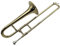 B-Posaune Messing Vernickelt Mit Fall Handschuhe Blasinstrumente