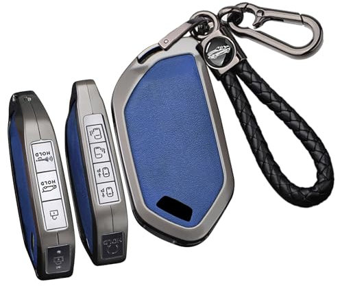 ontto Coque de clé de Voiture Compatible avec Kia EV9 Picanto Carnival Seltos Sorento Morning K5 KA4 2024-4/5/6/7/8/9 Boutons Housse de clé de Voiture avec Porte-clés