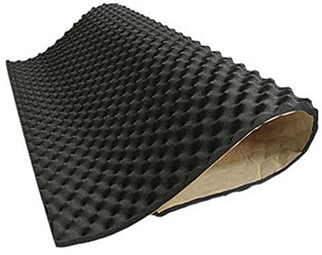 HUAJINGKEJI Tapis insonorisant en butyle pour voiture, isolation phonique et amortissement 99 x 50 cm, 50 x 50 cm