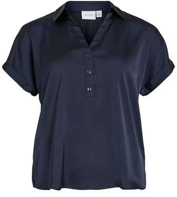Vila Female Hemd Vienna Kurzarm | Shirt