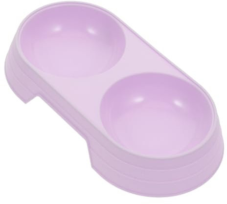 TOBBOMEY Comedero Doble para Mascotas Platos para Gatos y Perros Bandeja De Comida para Gatos Comedero para Mascotas