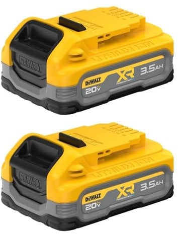 DEWALT 20V MAX XR POWERSTACK 3.5Ah Battery Kit, 2 Pack (DCBP320-2)