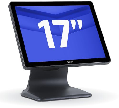 iggual TPV Táctil 17 AIO WiFi. Windows 10 IOT. POS Todo en Uno. Monitor Táctil Capacitivo. Intel Core i5 8350U de 8ª generación. SSD 256GB. RAM 8GB. Uso Comercial. Preparate para Verifactura.