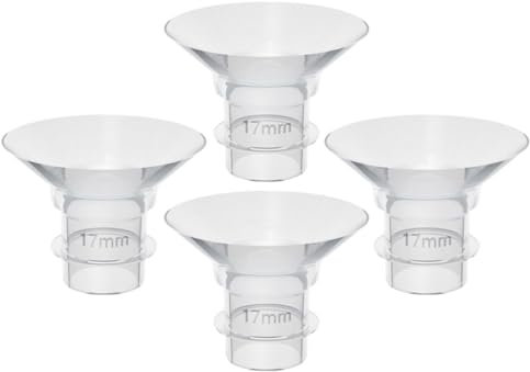 CHICAMPERA 4pcs Silicone Flange Inserts for Breast Pump Accessories for Comfortable Milk Expression Safe and Durable Flange Parts for Wearable Pumps