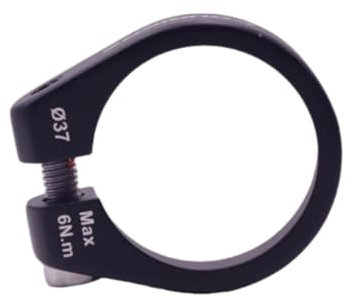 EEQANAO Fouriers Folding bicycle BMX Seatpost Clamp 37mm 38.1mm 38.6mm Big Size Bolt Fixed Type Seat Post Clamp(37MM)