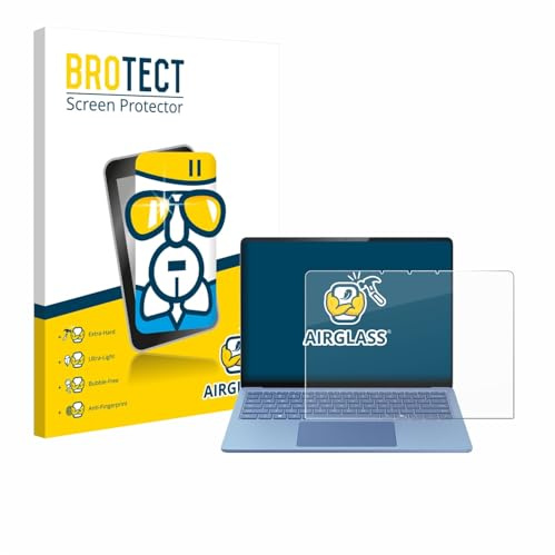 BROTECT Schutzglas für Microsoft Surface Laptop 13.8 2025 | Transparenter Displayschutz Made in Germany Schutzfolie Panzer Folie Glas 9H Anti-Fingerprint Einfache Montage Clear