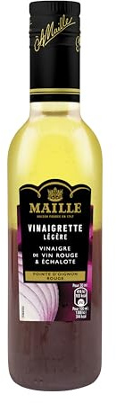 Maille Vinaigrette Légère Vinaigre de Vin Rouge & Échalotes Pointe d'Oignon Rouge 36 cl