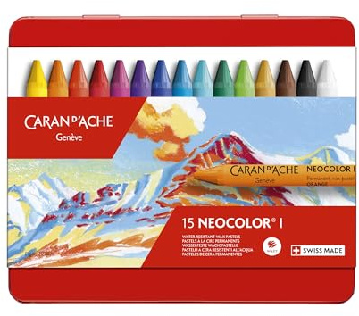 Neocolor II, thickness 8 mm, l. 10 cm, assorted colours, 15 units