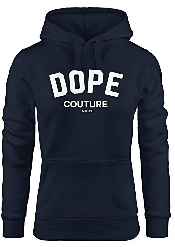 Neverless Hoodie Damen DOPE Couture Kapuzen-Pullover