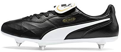 PUMA Unisex King Top Sg Football boots, Puma Black Puma White, 6.5 UK