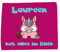 Farbwuselei Brillenputztuch Miezo Einhorn pink hat Alles im Blick Name individuell originell Geschenk personalisiert