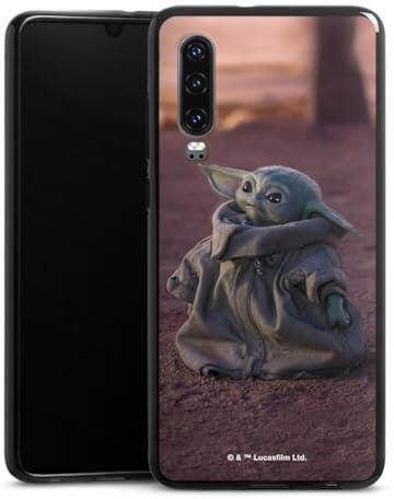 Silikon Hülle kompatibel mit Huawei P30 Case schwarz Handyhülle Star Wars Fanartikel Film