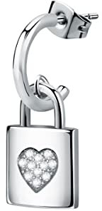 La Petite Story Damen Mono-Ohrring, Single Earrings Kollektion, aus Stahl, Kristalle - LPS02ASD05