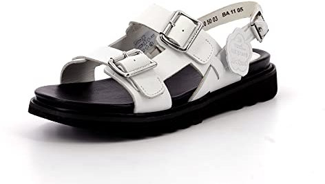 Kickers NEOSUMMER, Sandale Plate Femme, Blanc, 37 EU