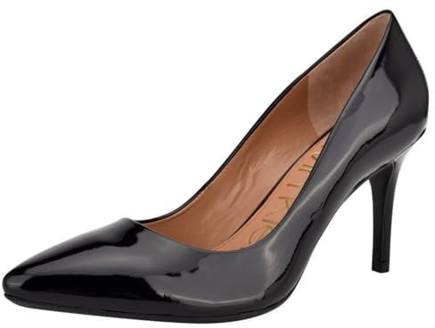 Calvin Klein Damen Gayle Pumps, Schwarz Lack, 37 EU