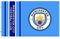 MCFC Official Giant Manchester City Crest Champions Flag (5ft x 3ft & 100% Polyester)