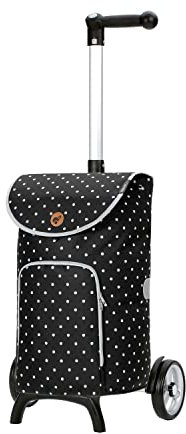 ANDERSEN Einkaufstrolley - Shopper Fun Ole schwarz 47 L Handwagen,modisch,Shopping, Aluminium, Griff ergonomisch, leicht