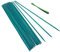 GAGINANG - Bastoncini di bambù verde, bastoncini di supporto per piante da interno, robusti pali in bambù per piante da interno ed esterno, confezione da 25 (45 cm)