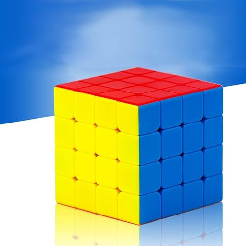 Infinite Zauberwürfel mit Geschwindigkeit, ohne Aufkleber, Puzzle Toys, das pädagogischste Puzzle zur effektiven Verbesserung der Konzentration (4 x 4, Farben)