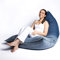 Aiire Moderner Sitzsack XXL Liege - Riesen Bean Bag Flauschig mit Füllungen für Jungen und Kinder - Sitzsack Sofa mit Lehne - Bodenstuhl, Bodenkissen Grob für Kuschelecke Jean