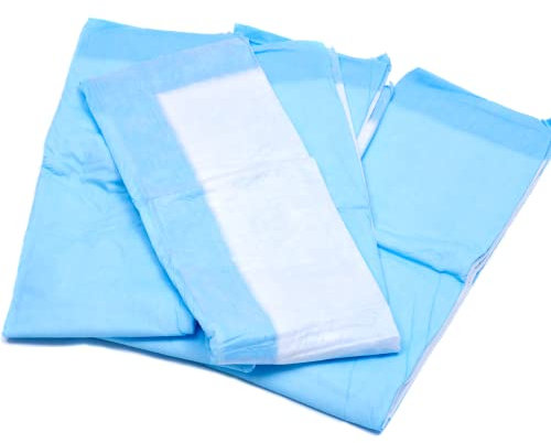 25 Stück 60x90 cm Wickelunterlagen // Baby Wickelauflage für unterwegs // wasserdicht und hygienisch