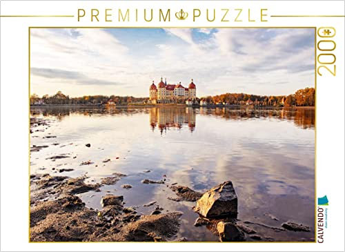CALVENDO Puzzle Schloss Moritzburg | 2000 Teile Lege-Größe 90 x 67 cm Foto-Puzzle für glückliche Stunden