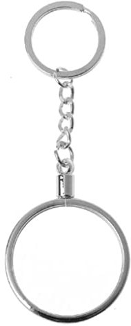 Oilmal Münzschlüsselring, kreativer 40 mm Gedenkmünzhalter, Schlüsselanhänger, Medaillon, Souvenir, Münzanhänger, Schlüsselanhänger für Modeschmuck