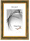 FRAMO N°48 Cadre photo baroque 48 x 68 cm en bois massif | Marron foncé doré | Cadre en bois rétro vintage antique avec vitre en verre synthétique incassable et crochets en métal