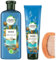 Moroccan Argan Oil Herbal Essences Shampoo Conditioner Set with 1x Argan Oil Shampoo 400ml, 1x Argan Oil Conditioner 275ml, 1x CHG Hair Comb - Dull Dry Damaged Women Hair Soft Shiny Smooth