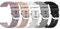 Uhrenarmbänder Kompatibel für Garmin Forerunner 265S/255S/255S Musik Ersatzarmbänder Armband für Garmin Vivoactive 4S/Vivomove 3S/Venu 2S Weiches Silikon Sportuhrband (5er-Pack B)