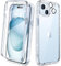Diaclara Designed for iPhone 15 phone Case, Full Body Rugged Case with Built-in Touch Sensitive Anti-Scratch Screen Protector, with Camera Lens Protector for iPhone 15 6.1 (Clear Glitter)