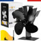 ECOFIRE Ventilateur pour Poêle à Bois Puissant 100% Autonome | Sans Électricité | Ultra-Silencieux | Ventilateur Automatique, économique pour poêle à bois.