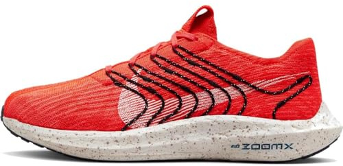 NIKE Pegasus Turbo Next Nature Men Running Trainers Sneakers Shoes DM3413 (Bright Crimson/Hot Punch/Obsidian/White 600) UK8 (EU42.5)