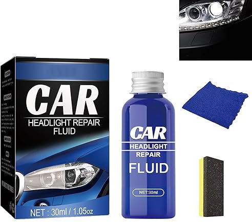 Autoscheinwerfer-Reparaturflüssigkeit,Scheinwerfer Politur,Reparaturflüssigkeit Für Autoscheinwerfer,Auto Scheinwerfer Reparaturflüssigkeit,Autoscheinwerfer Reparaturflüssigkeitssatz 30ML