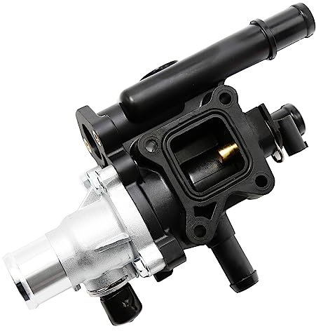 Hoypeyfiy 25189437 Garage Thermostat Housing Assembly, Replacement for Vauxhall Astra H Mk5 J Mk6, Insignia A Mk1, Meriva A Mk1, Mokcha/Mokka X, Replaces 55564890, 55577284, 55564890