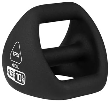 TRX YBell Neo Series 3-in-1 Kugelhantel, Kurzhantel und Liegestützstange, Trainingsgeräte in handelsüblicher Qualität, Neopren-beschichtete Oberfläche, perfekt für Krafttraining und
