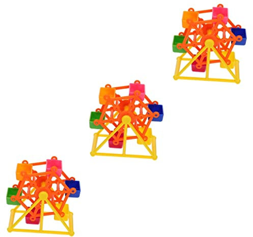 Yardwe 3 Piezas Loro de Juguete forrajeo Juguetes Rompecabezas Accesorios para pájaros alpiste porrón Jaula de pájaros Juguete de búsqueda de Comida para Loros Suministros para Mascotas