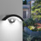 Comely 24 W Aussenlampe mit Bewegungsmelder, IP65 Wasserdichte Wandleuchte LED Innen/Außen, 6500 K Kaltweiß Moderne Wandlampe für Garten Terrasse Balkon Eingang Garage, Schwarz