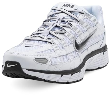 Nike CD6404-105 P-6000 Herren White/Black-METALLIC Silver-FLT Silver EU 46