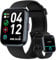 Smart Watch for Men, 1.8 Alexa Built-in Men's Smartwatch Fitness Tracker Watch with Bluetooth Calls, IP68 Waterproof, Heart Rate/Sleep/SpO2 Monitor, 110 Sport Modes for Android & iPhone - Black