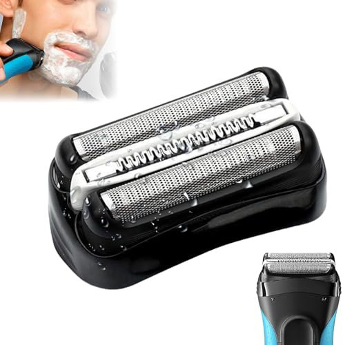 Elfinfi Scherkopf Kompatibel für Braun Series 3 (32B), Scherkopf für Braun Serie 3, Braun S3, Einfach Auszutauschen und Reinige, 32B Ersatzkopf für Braun Series 3 Scherkopf 3040s 3000s 3050cc 3010s