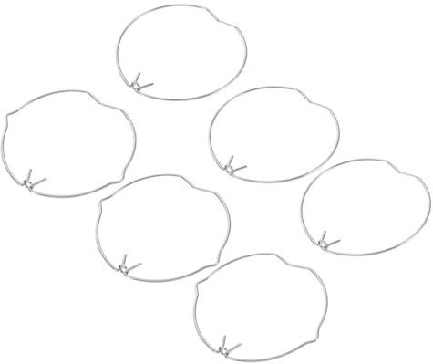 HOMSFOU Scheinwerfer-halteklammer-set 6-teilig Federklammern Für Lampenfassungen Einfach Zu Installierende Downlight-federklammern