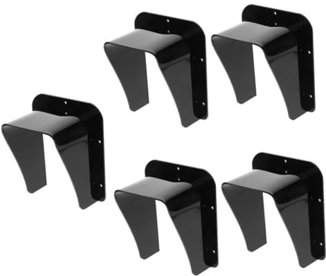 ARTIBETTER 5pcs Doorbell Cover Weatherproof Doorbell Accessories Stoppers Rain Floodlight Nest - Wired Outside Waterproof Covers Cam -Theft Doorbell Surge Protector Acrylic Black
