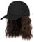 Verstellbare Baseballkappe Mit Lockiger Haar Perücke Für Frauen Mädchen Cosplay Kostüm Bob Haar Perücke Haarstyling Perücke Kappe