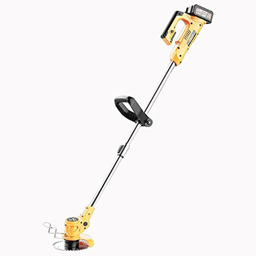 WQZzjm Tondeuse à Gazon électrique Rechargeable 20 000 mA, Tondeuse à Gazon électrique au Lithium, désherbeur Multifonction, Tondeuse à Gazon électrique