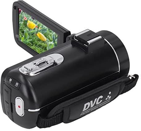 RASTKY 4K Ultra HD Videokamera, Digital Camcorder WiFi 18x Zoom Touchscreen Loop - für Mikrofilme, Outdoor -Reise, Hochzeitsfotografie, App -Fernbedienung mit Mikrofon